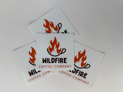 WildFire Logo Sticker (4x4)