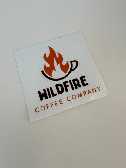 WildFire Logo Sticker (4x4)